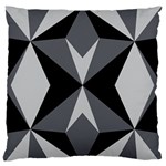 Abstract pattern geometric backgrounds   Large Flano Cushion Case (Two Sides) Front