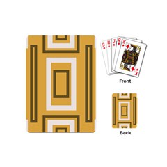 Abstract Pattern Geometric Backgrounds   Playing Cards Single Design (mini) by Eskimos