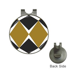 Abstract Pattern Geometric Backgrounds   Hat Clips With Golf Markers by Eskimos
