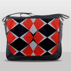 Abstract Pattern Geometric Backgrounds   Messenger Bag by Eskimos