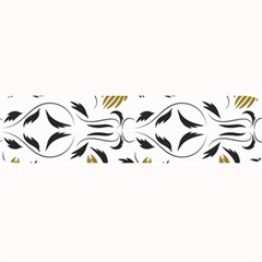 Folk Flowers Print Floral Pattern Ethnic Art Large Bar Mats by Eskimos