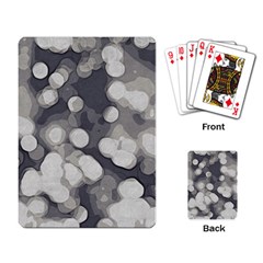 Gray Circles Of Light Playing Cards Single Design (rectangle) by DimitriosArt