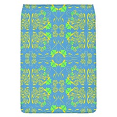 Floral Folk Damask Pattern Fantasy Flowers  Removable Flap Cover (l) by Eskimos