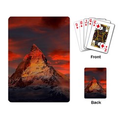 Switzerland-zermatt-mountains-snow- Playing Cards Single Design (rectangle) by Amaryn4rt