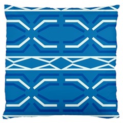 Abstract Pattern Geometric Backgrounds   Large Flano Cushion Case (two Sides) by Eskimos