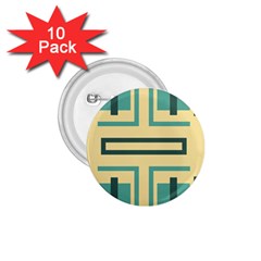 Abstract Pattern Geometric Backgrounds   1 75  Buttons (10 Pack) by Eskimos