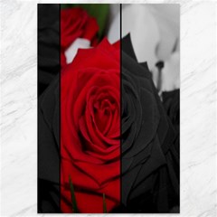 Roses Rouge Fleurs Canvas 12  X 18  by kcreatif