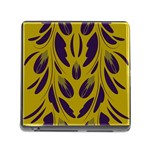 Folk flowers print Floral pattern Ethnic art Memory Card Reader (Square 5 Slot) Front