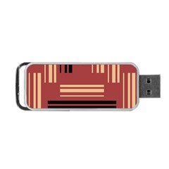 Abstract Pattern Geometric Backgrounds   Portable Usb Flash (one Side) by Eskimos