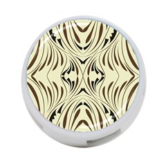 Folk Flowers Print Floral Pattern Ethnic Art 4-port Usb Hub (two Sides) by Eskimos