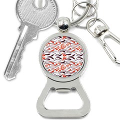 Folk Flowers Print Floral Pattern Ethnic Art Bottle Opener Key Chain by Eskimos