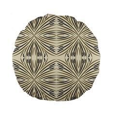 Folk Flowers Print Floral Pattern Ethnic Art Standard 15  Premium Flano Round Cushions by Eskimos