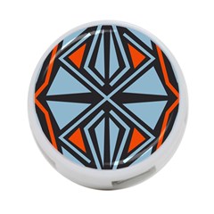 Abstract Geometric Design    4-port Usb Hub (one Side) by Eskimos