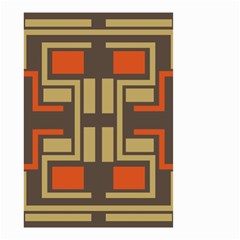 Abstract Geometric Design    Small Garden Flag (two Sides) by Eskimos