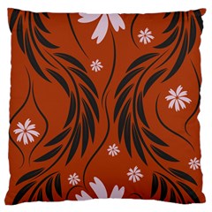 Folk Flowers Print Floral Pattern Ethnic Art Standard Flano Cushion Case (one Side) by Eskimos
