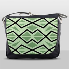 Abstract Pattern Geometric Backgrounds Messenger Bag by Eskimos