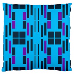 Abstract Pattern Geometric Backgrounds Large Flano Cushion Case (two Sides) by Eskimos