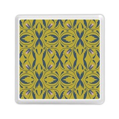 Folk Flowers Print Floral Pattern Ethnic Art Memory Card Reader (square) by Eskimos