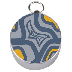 Abstract Pattern Geometric Backgrounds Silver Compasses by Eskimos