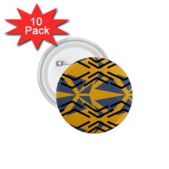 Abstract Pattern Geometric Backgrounds 1 75  Buttons (10 Pack) by Eskimos
