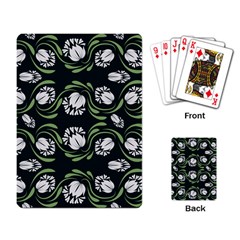 Folk Flowers Print Floral Pattern Ethnic Art Playing Cards Single Design (rectangle) by Eskimos