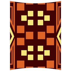Abstract Pattern Geometric Backgrounds  Back Support Cushion by Eskimos