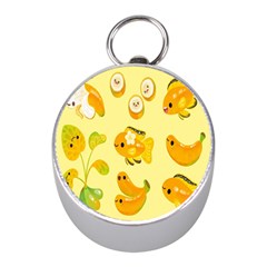 Banana Cichlid Mini Silver Compasses by artworkshop
