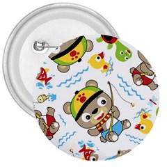 Vector-seamless-pattern-cute-fishing-animals-cartoon 3  Buttons by Jancukart
