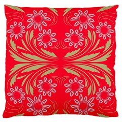 Folk Flowers Print Floral Pattern Ethnic Art Standard Flano Cushion Case (one Side) by Eskimos