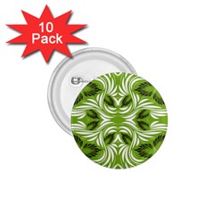 Folk Flowers Print Floral Pattern Ethnic Art 1 75  Buttons (10 Pack) by Eskimos