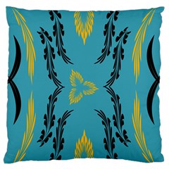 Folk Flowers Print Floral Pattern Ethnic Art Standard Flano Cushion Case (one Side) by Eskimos