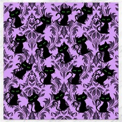 Purple Cats Canvas 12  X 12  by NerdySparkleGoth