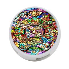 Character Disney Stained 4-port Usb Hub (one Side) by artworkshop