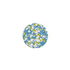 Birds Silhouette Motif Random Pattern 1  Mini Buttons by dflcprintsclothing