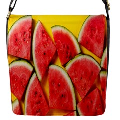 Watermelon Flap Closure Messenger Bag (s) by artworkshop