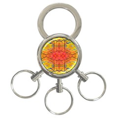 Hexafusion 3-ring Key Chain by Thespacecampers
