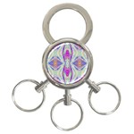 Peaceful Purp 3-Ring Key Chain Front