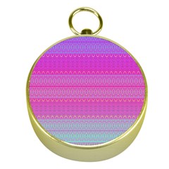 Pink Paradise Gold Compasses by Thespacecampers