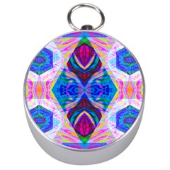 Tippy Flower Power Silver Compasses by Thespacecampers