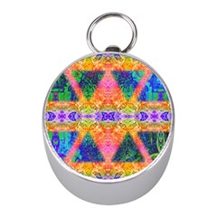 Triangular Dreams Mini Silver Compasses by Thespacecampers