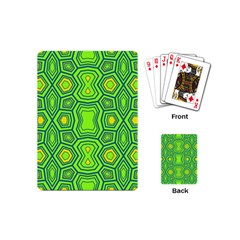 Abstract Pattern Geometric Backgrounds  Playing Cards Single Design (mini) by Eskimos