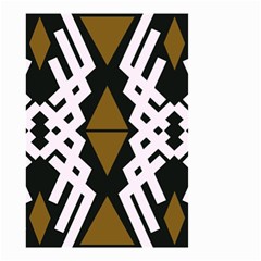 Abstract Pattern Geometric Backgrounds  Small Garden Flag (two Sides) by Eskimos