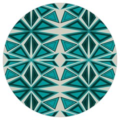 Abstract Pattern Geometric Backgrounds  Round Trivet by Eskimos