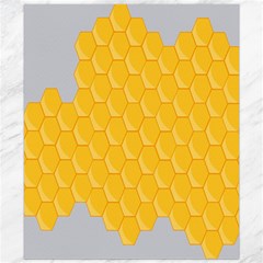 Hexagons Yellow Honeycomb Hive Bee Hive Pattern Canvas 20  X 24  by artworkshop