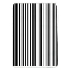 Barcode Pattern Removable Flap Cover (l) by Sapixe