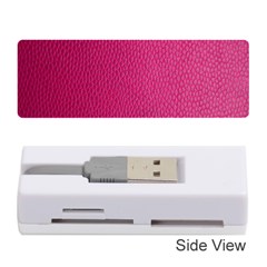 Pink Leather Leather Texture Skin Texture Memory Card Reader (stick) by artworkshop