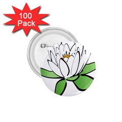 Lotus-flower-water-lily 1 75  Buttons (100 Pack)  by Jancukart