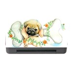 Pug-watercolor-cute-animal-dog Memory Card Reader with CF Front