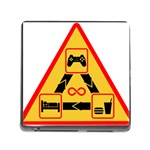 Gamer-geek-video-game-sign-fan Memory Card Reader (Square 5 Slot) Front