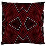 Abstract pattern geometric backgrounds Large Flano Cushion Case (Two Sides) Back